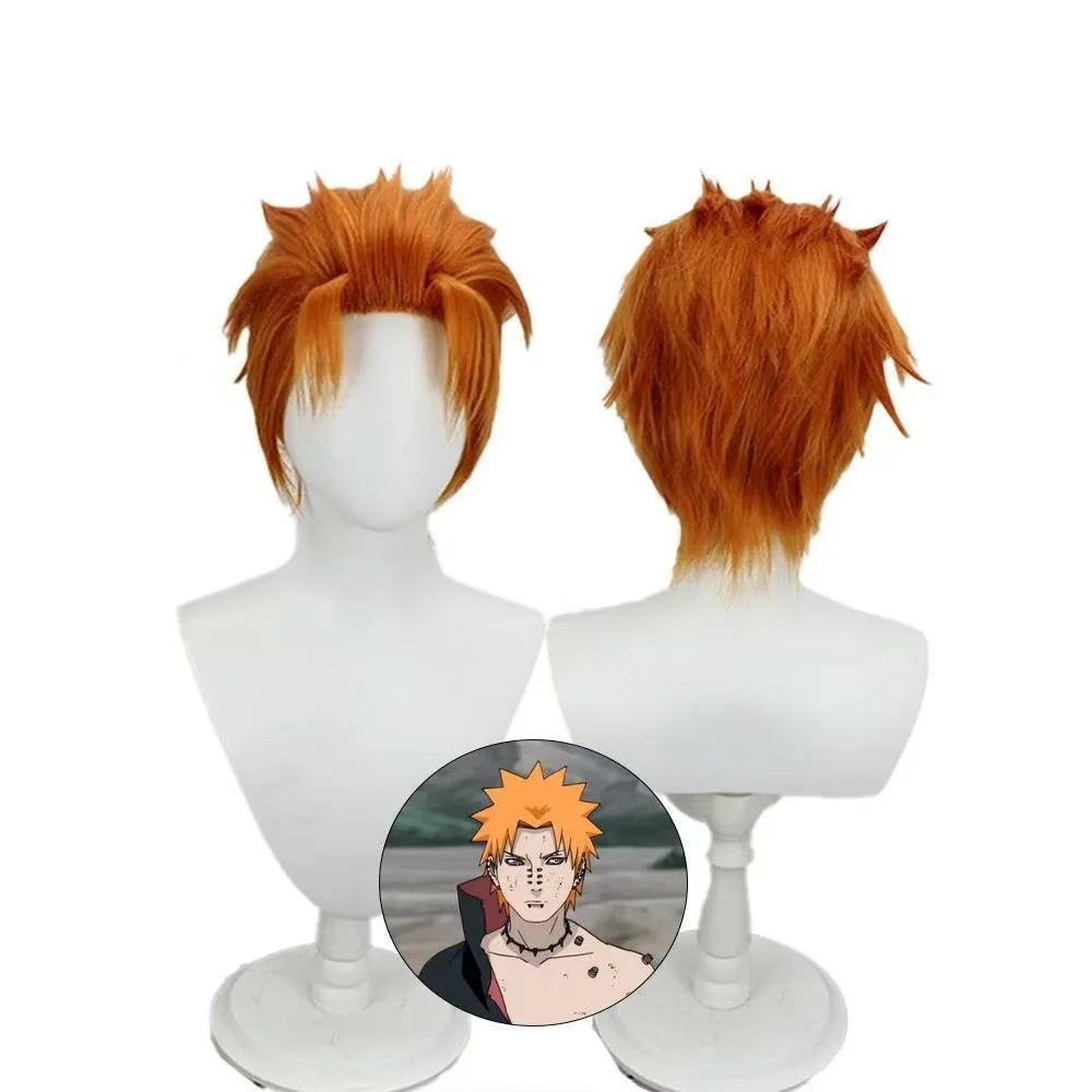 Hohe Qualität Schmerzen Cosplay Perücke Synthetische Kurze Gerade Perücke Anime Coser Nettes Mädchen Hitzebeständige Faser Perücke Party Halloween