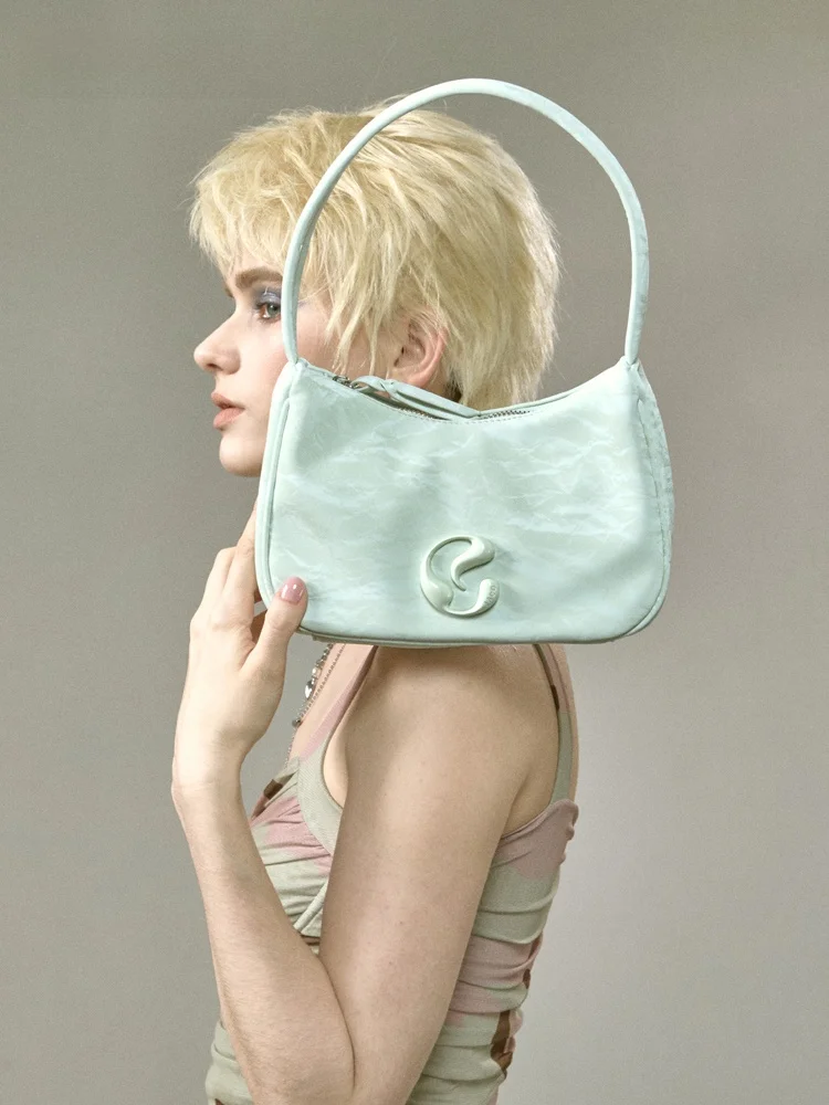 

JACD Waste Land Bag Women's Underarm Bag 2026 New Style High-End Single Shoulder Handbag Fashionable Soft PU Leather
