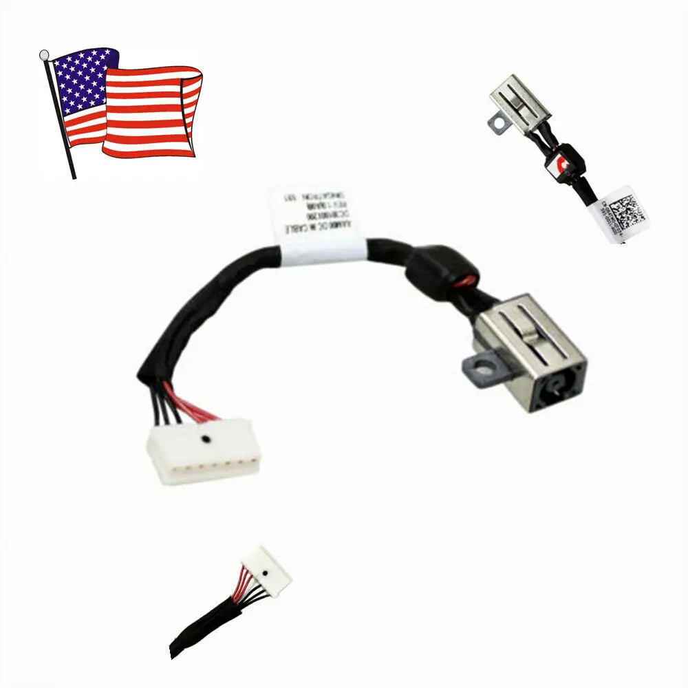 

DELL Precision 15 5510 5520 5530 5540 3800 9530 XPS 15 7590 9530 9570 9550 9560 DC Power Jack Charging Port Cable 064TM0 DC30100