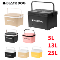Naturehike BLACKDOG 5L 13L 25L Cooler Box Outdoor Thermal Box Large Capacity Camping BBQ Picnic Fishing Incubator Car Ice Bucket