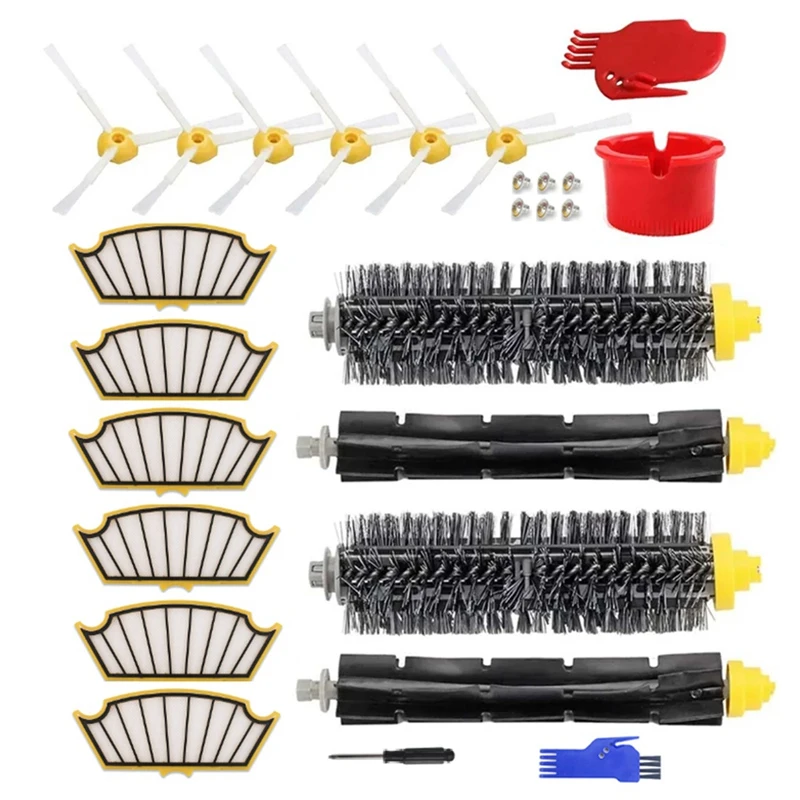 For Irobot Roomba 500 Series 510 520 530 535 540 555 560 561 562 Vacuum Replacement Parts Main Brush Side Brush Filter