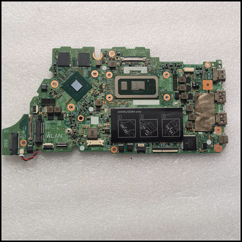  FOR Dell Inspiron 5580 5480 5581 5488 5582 5482 5481 Motherboard 17859-1 44NJ1 0NYW3 44NJ1 I5 10210 4G