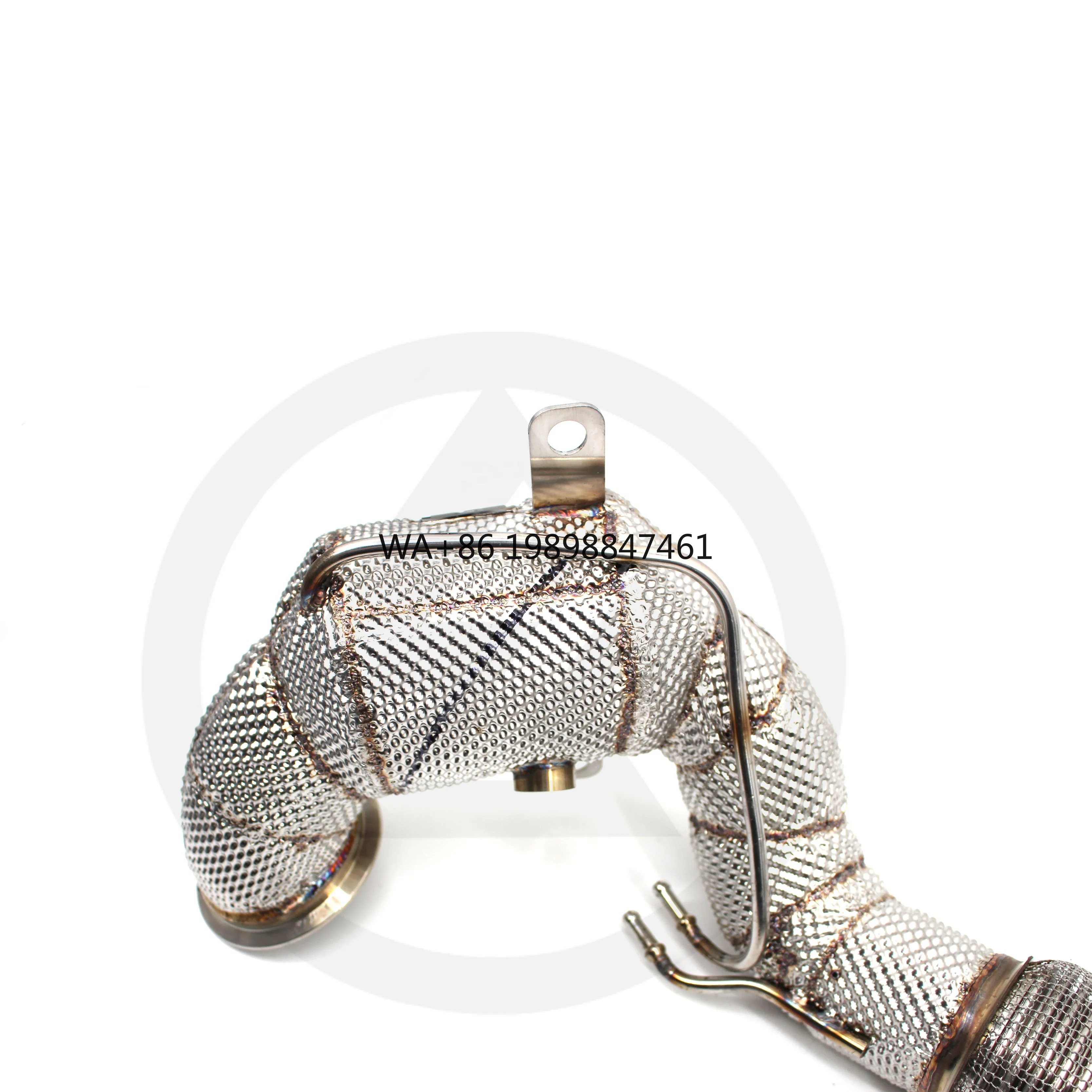

High Flow Catalytic Converter Euro-6 Exhaust for VW GOLF8 MK8 GOLF 8/GOLF 8 GTI/Tiguan 2.0T 2019-2022 Catted Downpipe