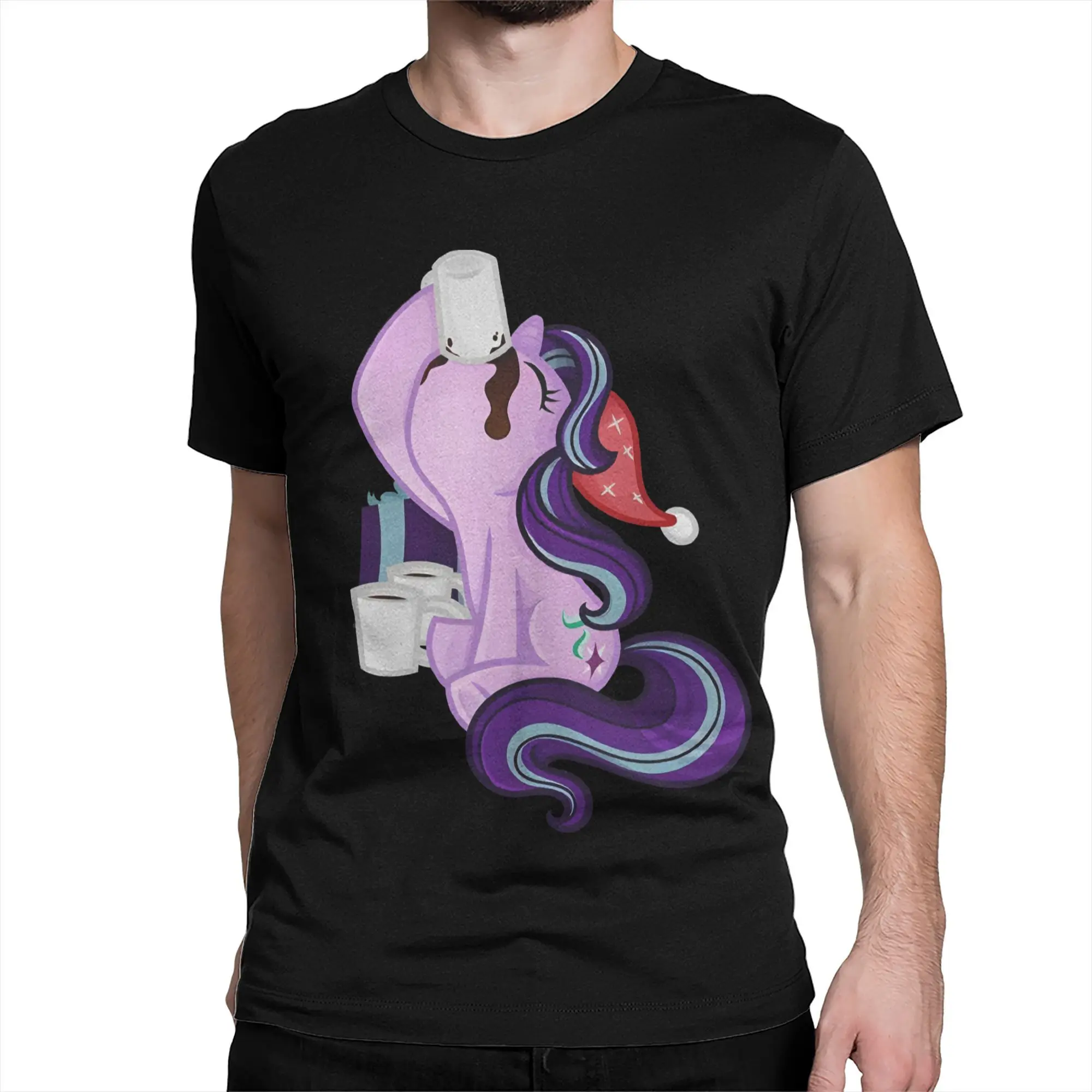 Men Women Christmas Starlight Glimmer T Shirt Ponies friendship is magic Cotton Tops Short Sleeve Crew Neck Tees 6XL T-Shirt