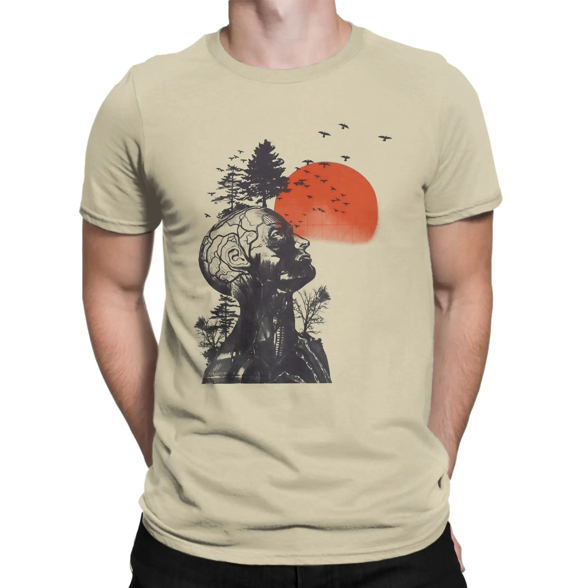 Alan Hangover  Men T Shirts  Vintage Tees Short Sleeve Round Collar T-Shirts Pure Cotton Summer Clothing