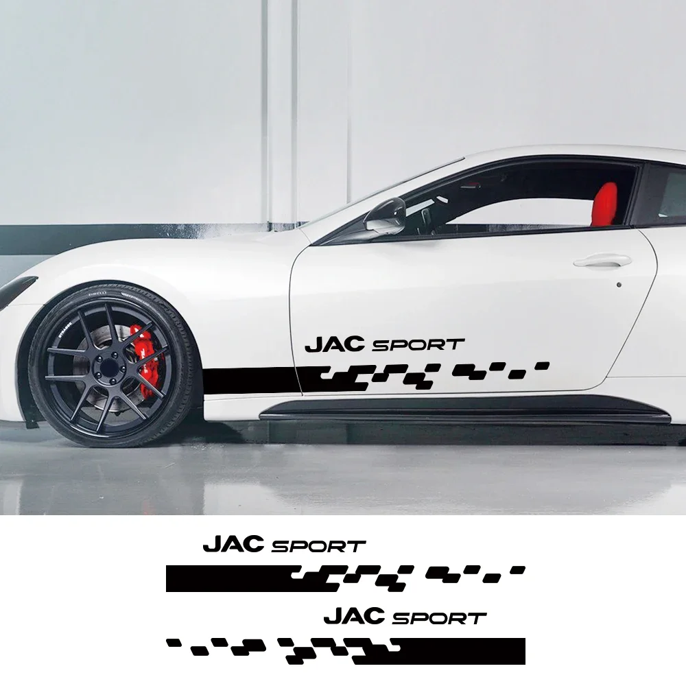 

Для JAC Refine J3 J2 S5 A5 J5 J6 J4 Vapour S2 T8 аксессуары для автотюнинга 2 шт. боковые наклейки на дверь автомобиля виниловая пленка наклейка