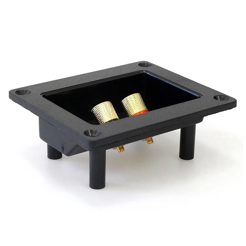 【حار بيع!】6 قطعة لتقوم بها بنفسك سيارة ستيريو 2-Way صندوق مكبر الصوت محطة الربيع كأس موصل الموز جاك والمقابس مضخم الصوت المقابس 93X80mm