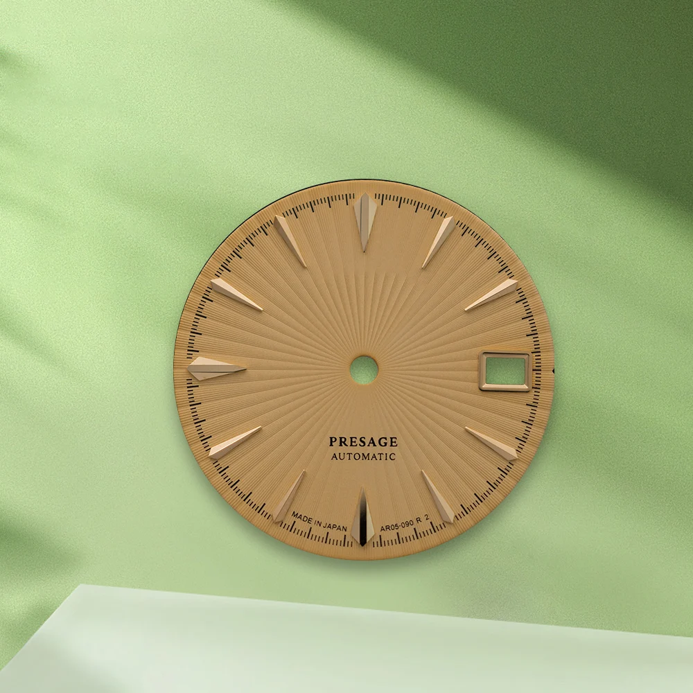 Orologio in argento con quadrante cocktail nero NH35 con logo S da 28,5 mm, senza lancette, adatto per accessori per la modifica dell'orologio con movimento NH36