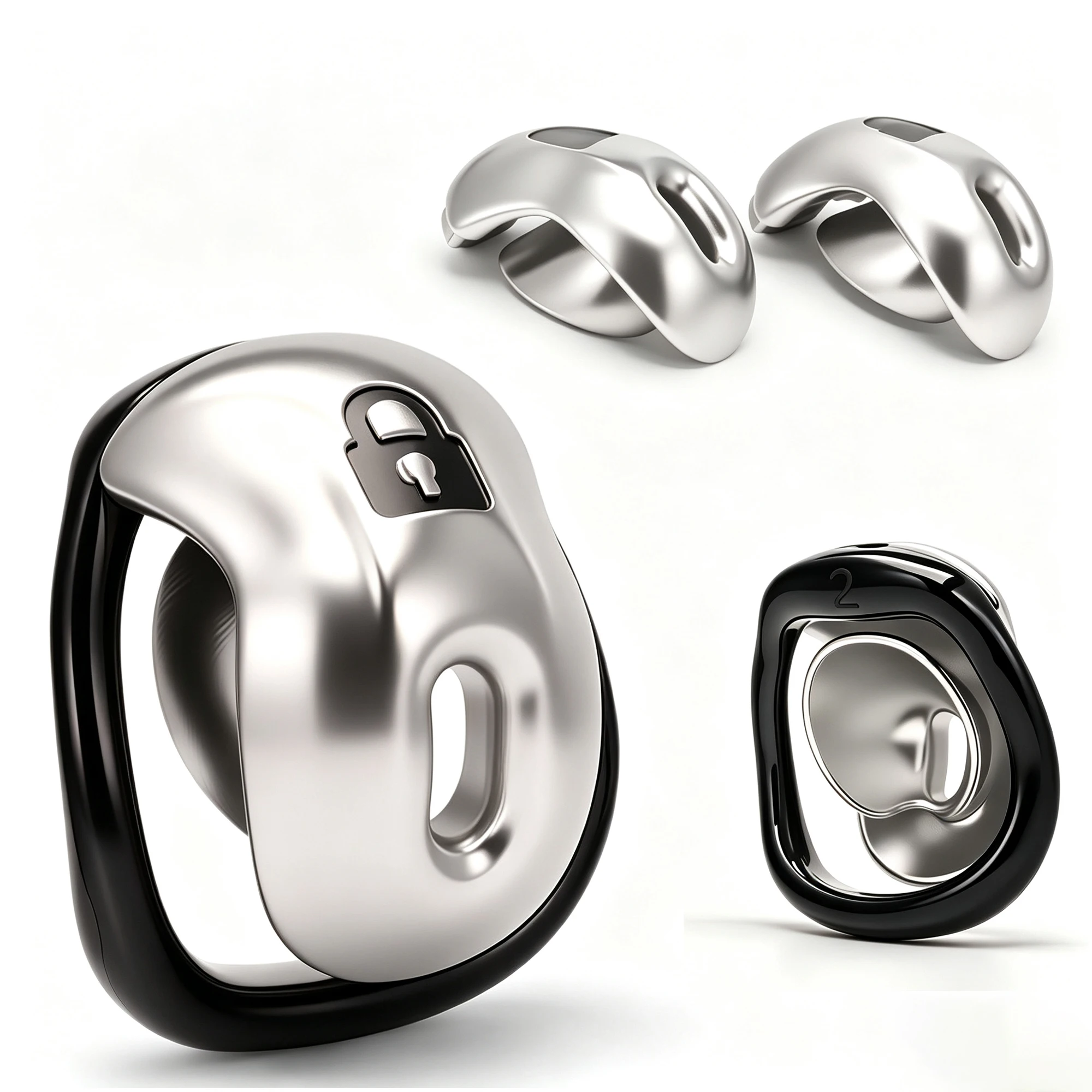 Plastic Micro Femboy Male Chastity Device Cock Cage Penis Ring Adult Sex Toys for Men Pussy CB Lockable Cock Cage With Mini Lock