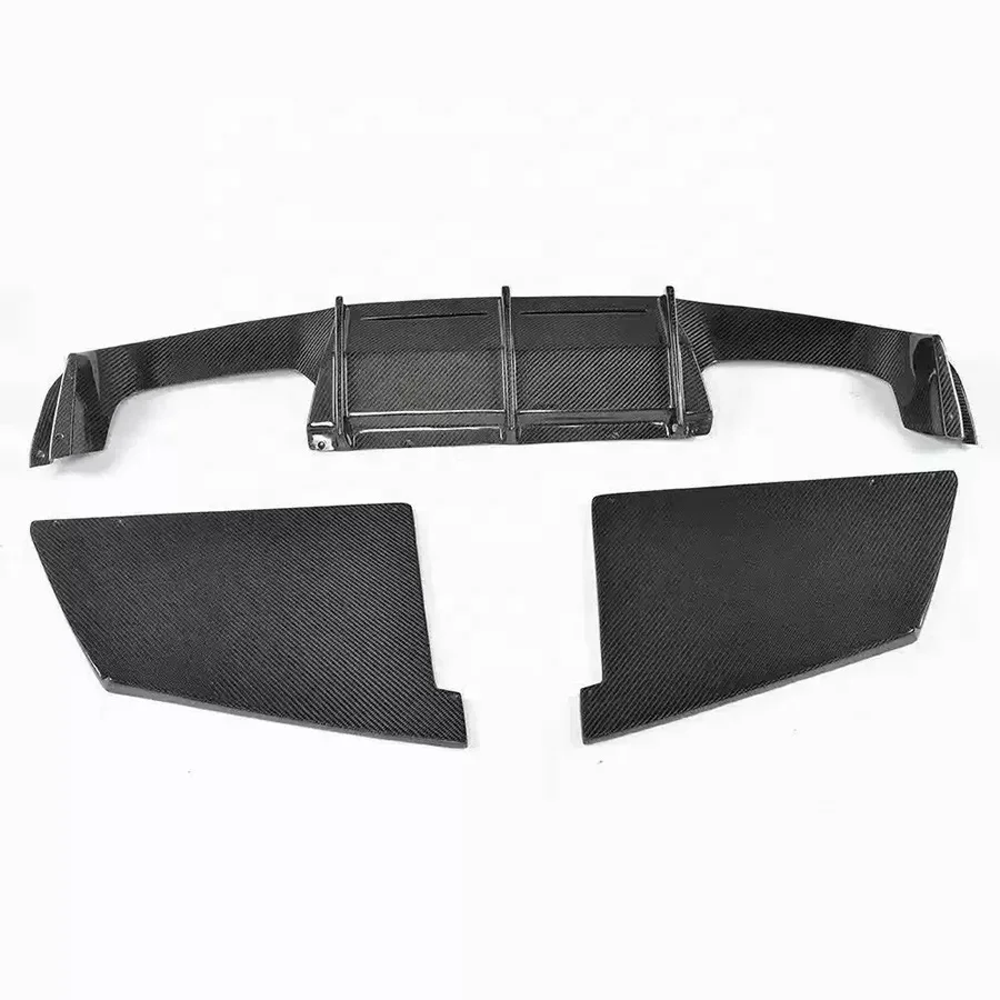 MTC Style Carbon Fiber Rear Diffuser For BMW M2C F87 M2 Rear bumper Diffuser 2016+ Car Parts