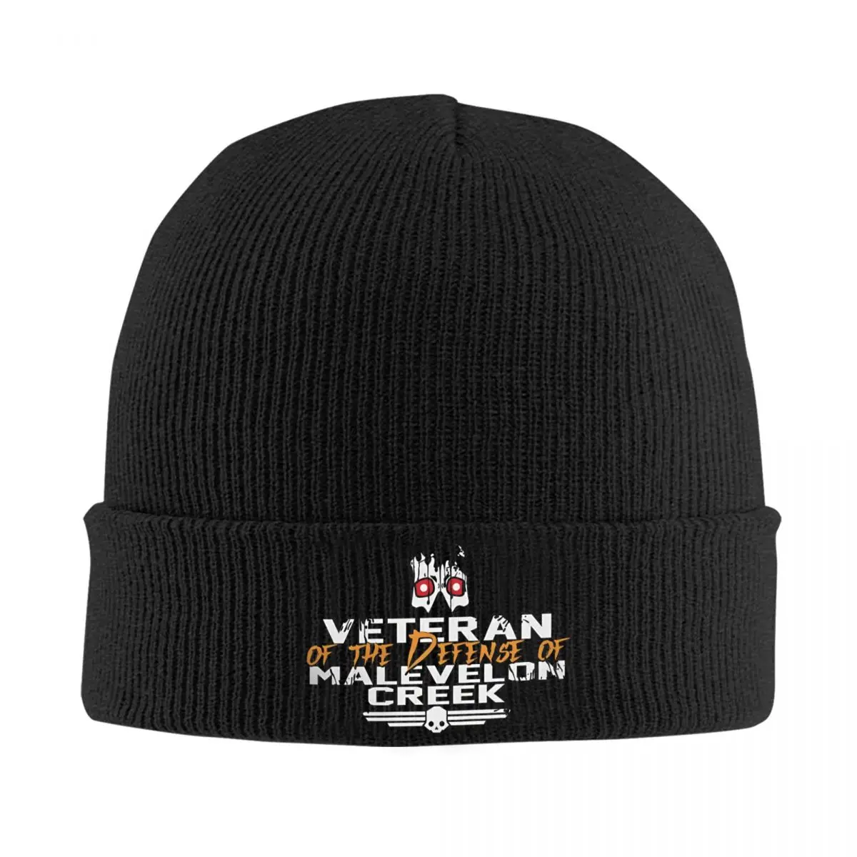 Helldivers 2 Malevelon Creek Veteran Game Merch Knitted Hat Beanies Winter Hats Warm Street Hip Hop Cap Men Women