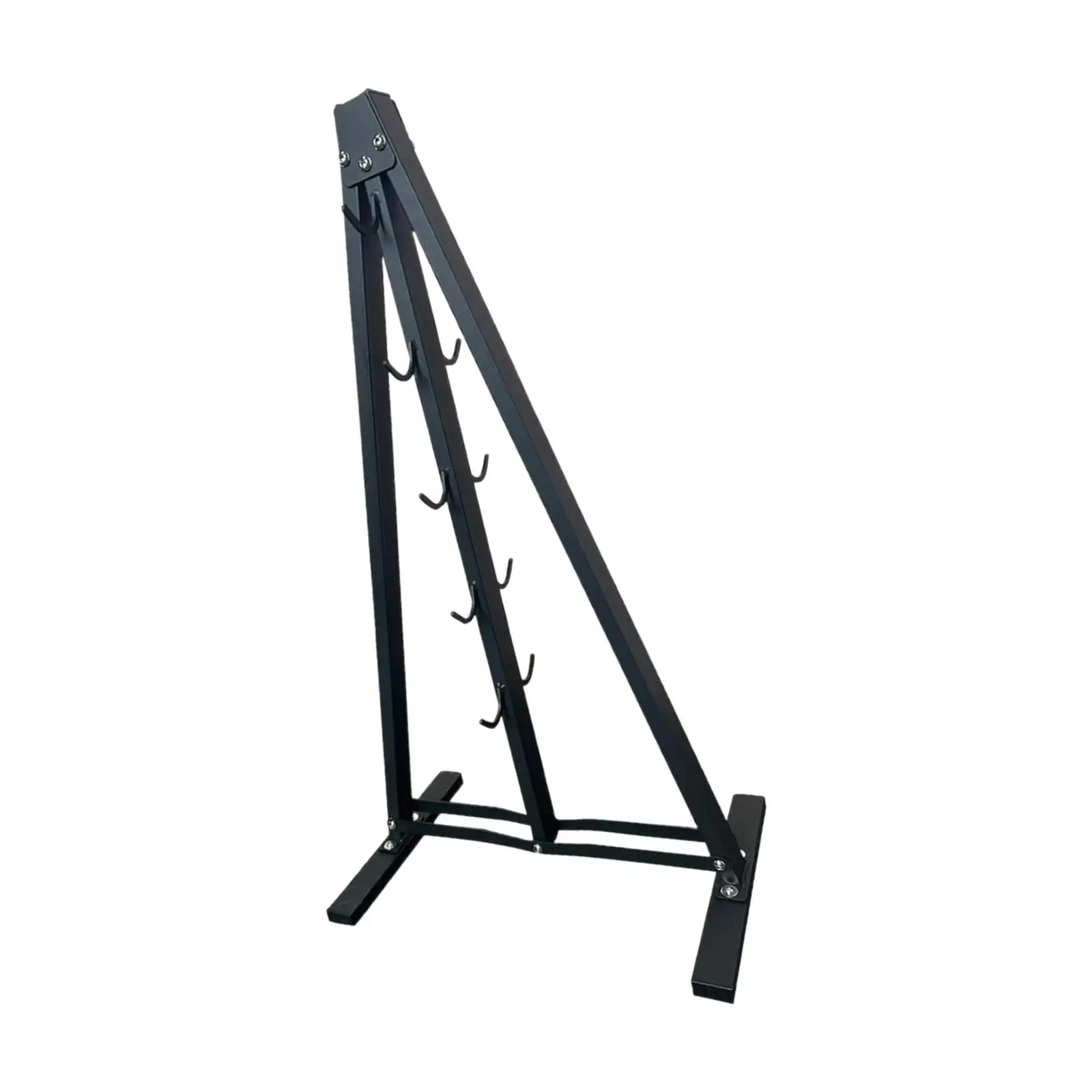 

Pull Down Bar Storage Rack Iron Triangle Stand Accessory for Indoor Exercise