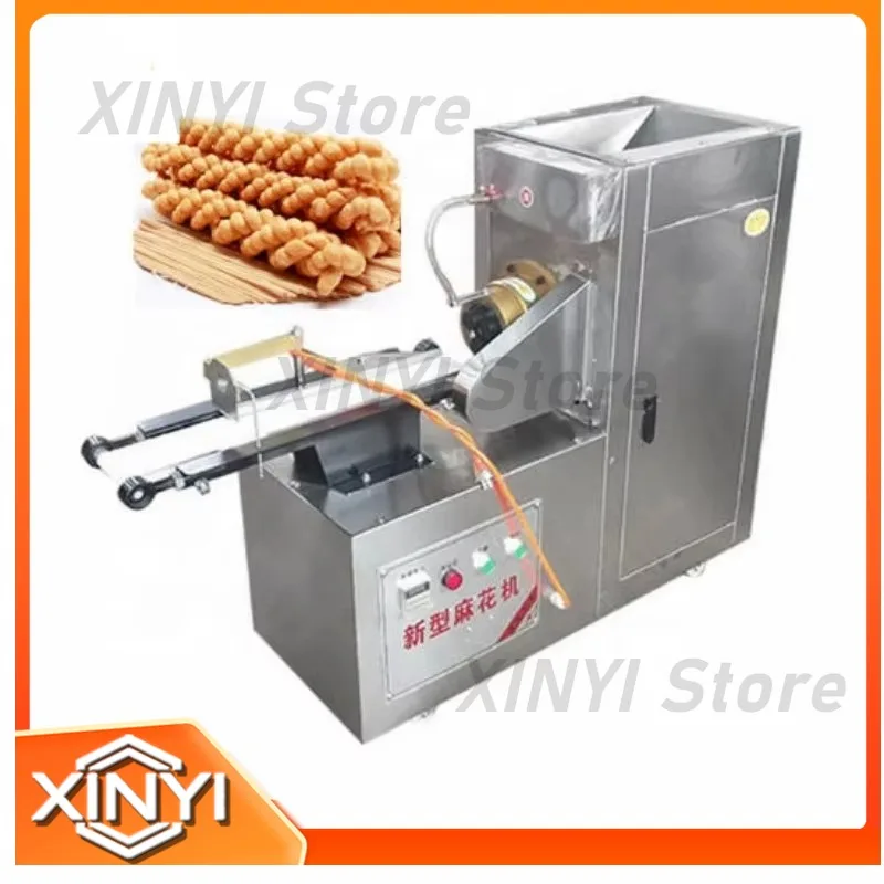 Soft Maker Hemp Flowers Twist Snack Machine for Fried Pretzel Dough Twist Forming Making Machine food processing equipment
