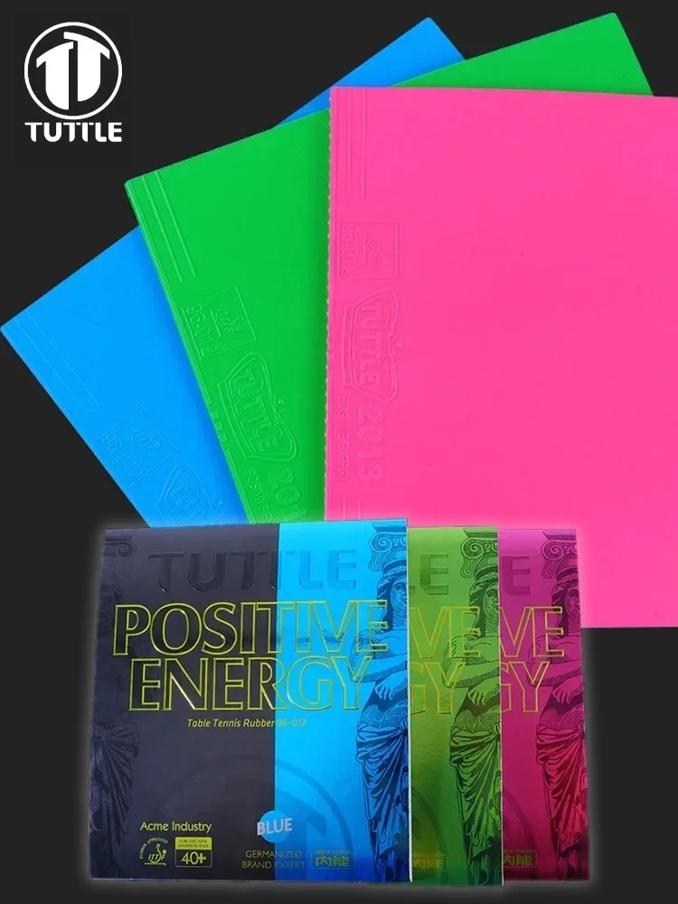 TUTTLE POSITIVE ENERGY Table Tennis Rubber Non-sticky Pips-in High Elasticity Ping Pong Rubber with Inner Energy Sponge ITTF