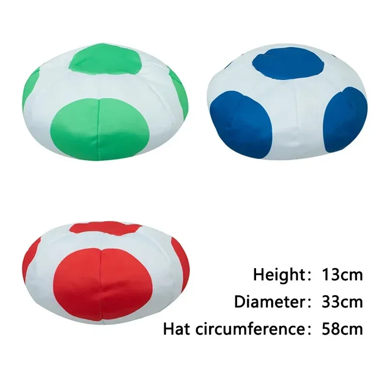 Kinopio Toad Cosplay Costumes Adult Uniform Hat Game Bros Role Play Outfits Children Halloween Carnival Party Suit yi;4