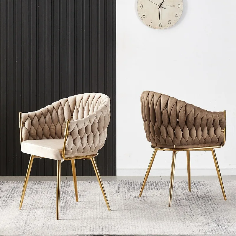 //Wholesale Modern Nordic Luxury Steel Gold Velvet Dining Room Home Furniture Restaurant Dining Chairs With Backrest Metal Legs