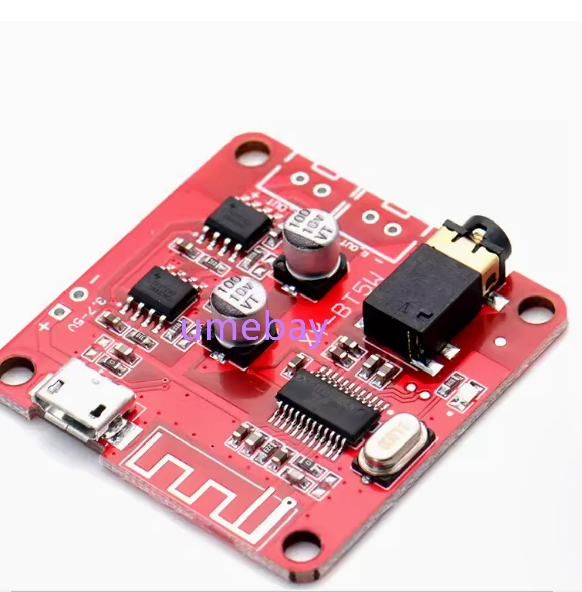 5pcs  Non destructive car speaker amplifier modification Bluetooth 4.2 circuit board XY-BT5W Bluetooth decoding board MP3