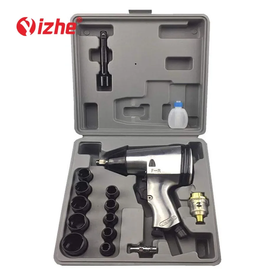 

# Hot For YIZHE 17PCS 1/2inch Car Truck Wheel Nut Removal & Installation Air Impact Wrench Pneumatic Impact Wrench Tools Air Wre