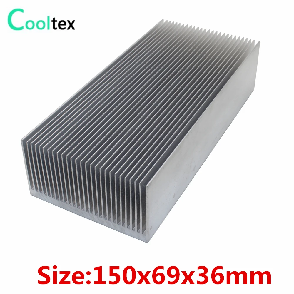 150x69x36mm Aluminum HeatSink heat sink radiator for Electronic Power Amplifier Chip VGA RAM LED  Cooler cooling