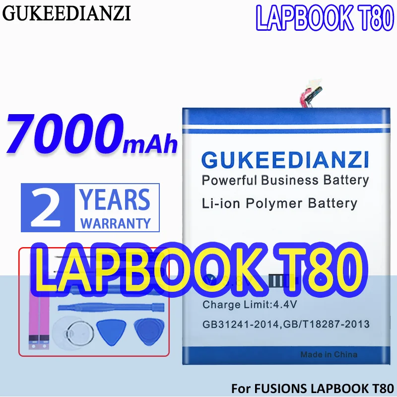 

High Capacity GUKEEDIANZI Battery TH133C-YD 7000mAh For FUSIONS LAPBOOK T80