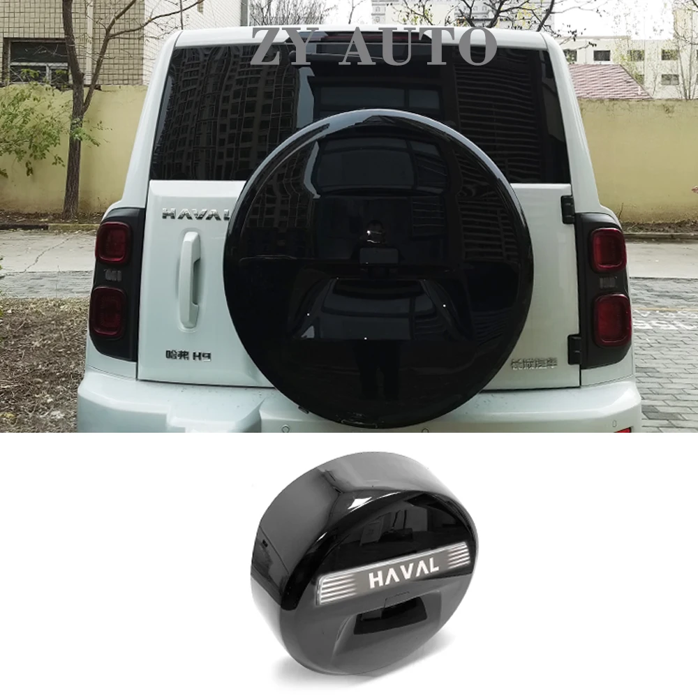 

For Great Wall GWM Haval H9 2024 2025 Spare Tire Cover Full Surround Spare Tire Protection Cover Off-Road Appearance Accessories