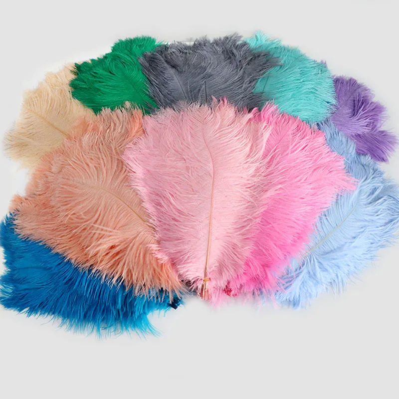 

50PCS 50-55CM 20-22 Inch Natural Ostrich Feather Crafts DIY Wedding Decortion Party Christmas Home Plume Carnival Accessories