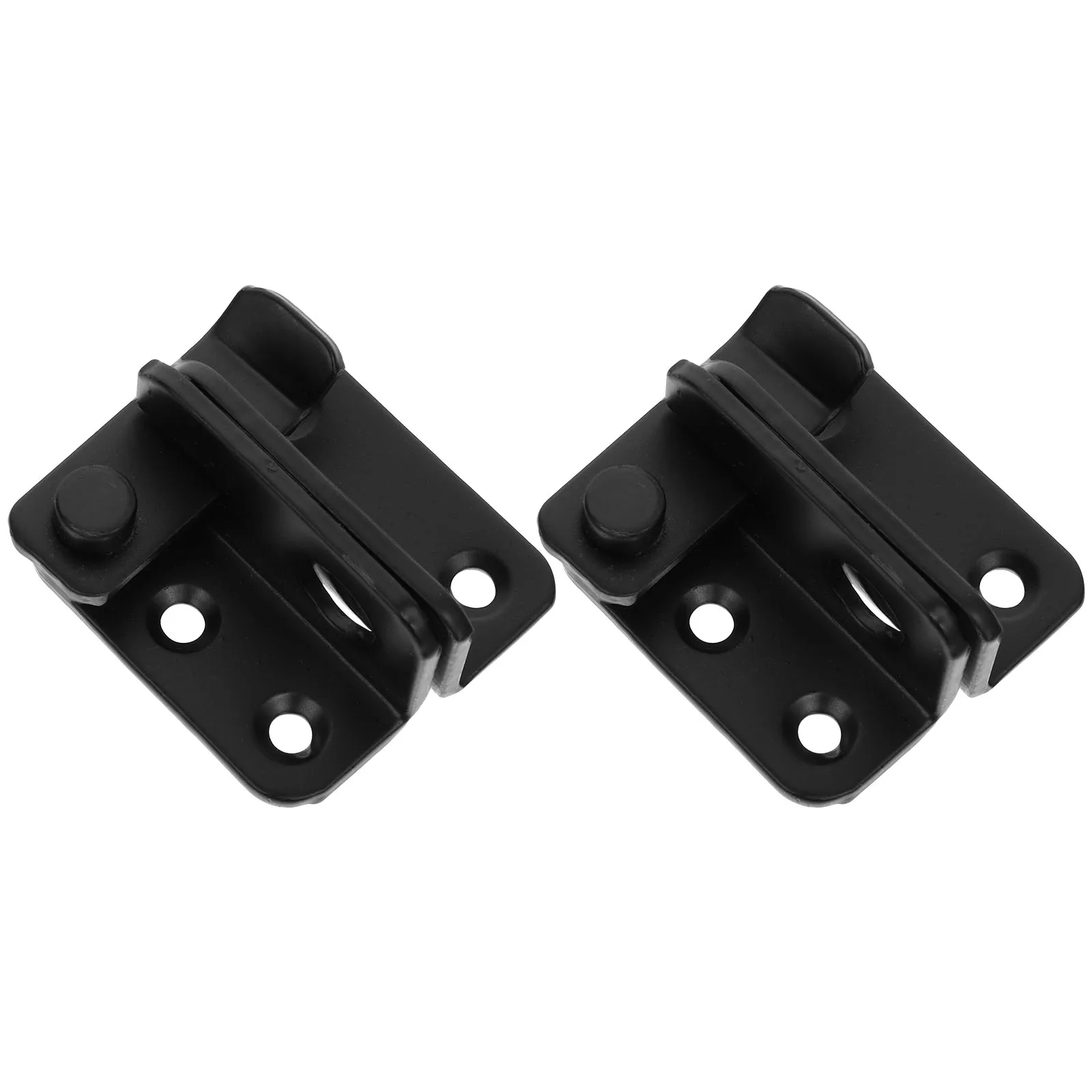

2pcs Anti-theft Door Buckle Latch Stainless Steel Durable Gate Hardware Barn Lock Wood Fence Sliding Door Security Garage