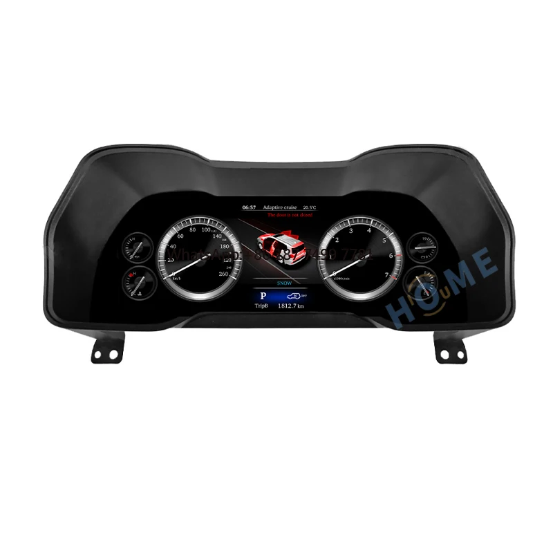

12.3 Inch for .4Runner 2010-2022 Digital Dashboard Panel Linux System Virtual Instrument Cluster CockPit LCD Speedometer