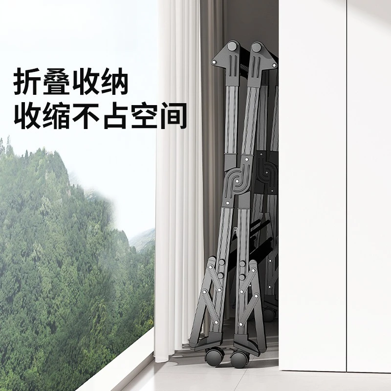 Складная сушилка для одежды, телескопическая сушилка для одежды от пола до потолка для внутреннего балкона, бытовой крутой артефакт для одеял