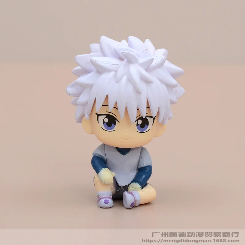 ฟิกเกอร์อนิเมะสไตล์ Q แบบนั่ง กล่องสุ่ม ของสะสมตกแต่งรถยนต์ ตุ๊กตาโพสตัวน่ารัก สำหรับแฟนๆ และนักสะสม