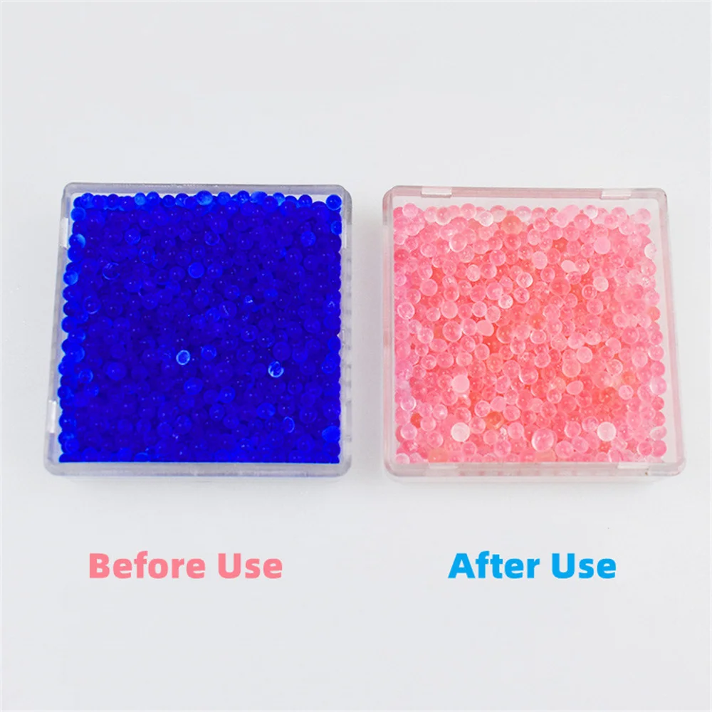 Bule Reusable Silica Gel Beads Moisture Absorber Beads Color-Changing Silica Gel Desiccant