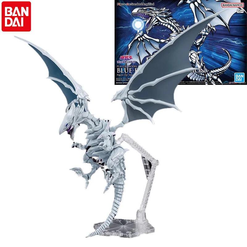 

In Stock Original Bandai Figure Rise Standard Yu-Gi-Oh! Amplified Blue Eyes White Dragon Assembly Action Anime Figure Model Toy