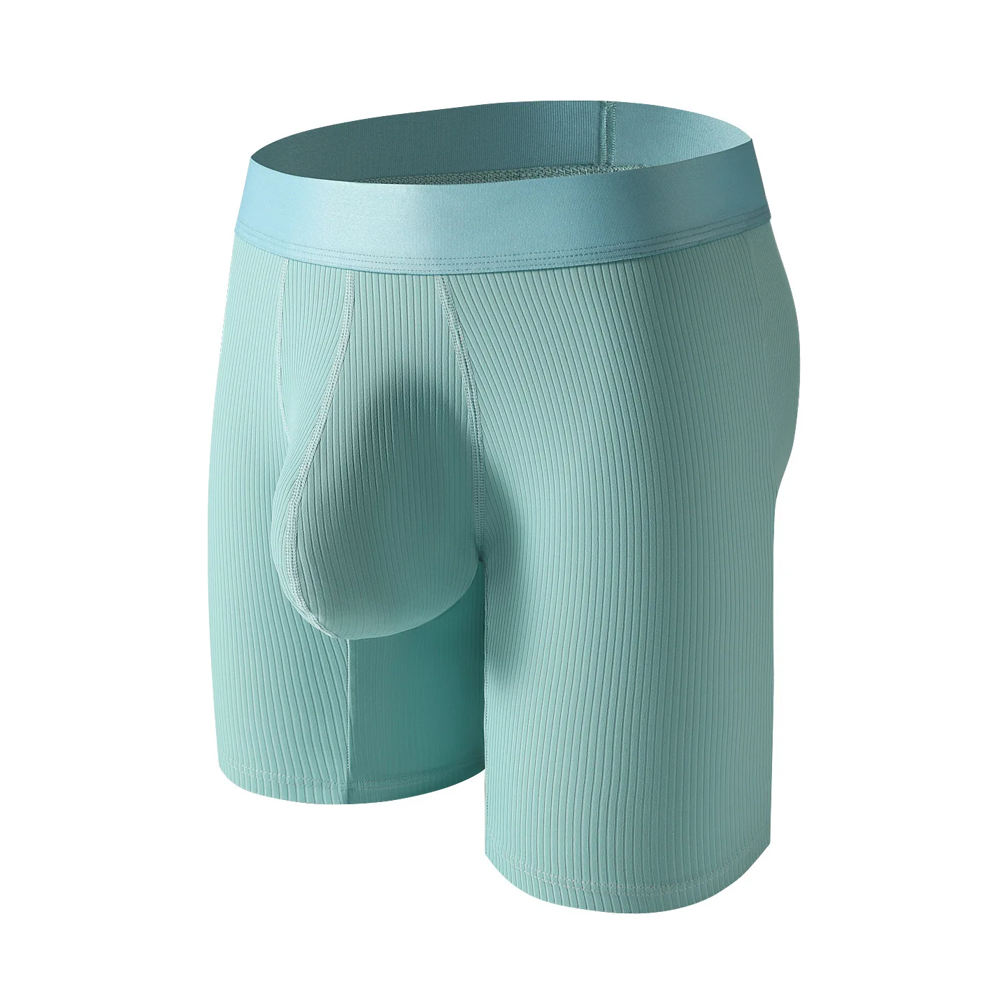 

Men Underwear Boxer Shorts Hombre Breathable U Convex Pouch Panites For Man Solid Anti-wear Extended Long Underpants Male Boxers