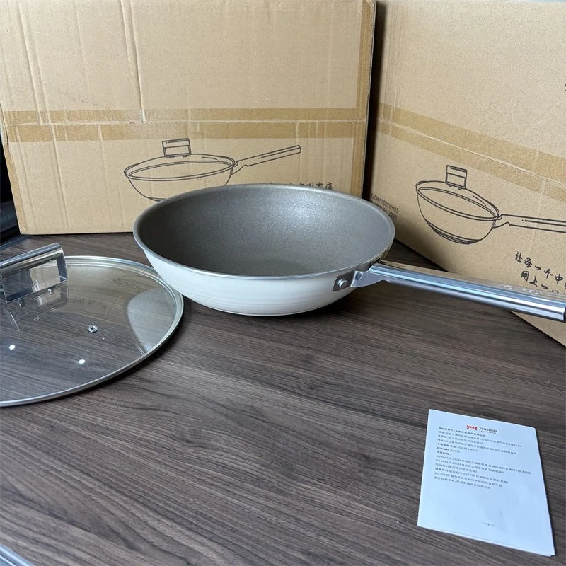 0 coated titanium shield non-stick pan pan induction cooker gas stove universal wok