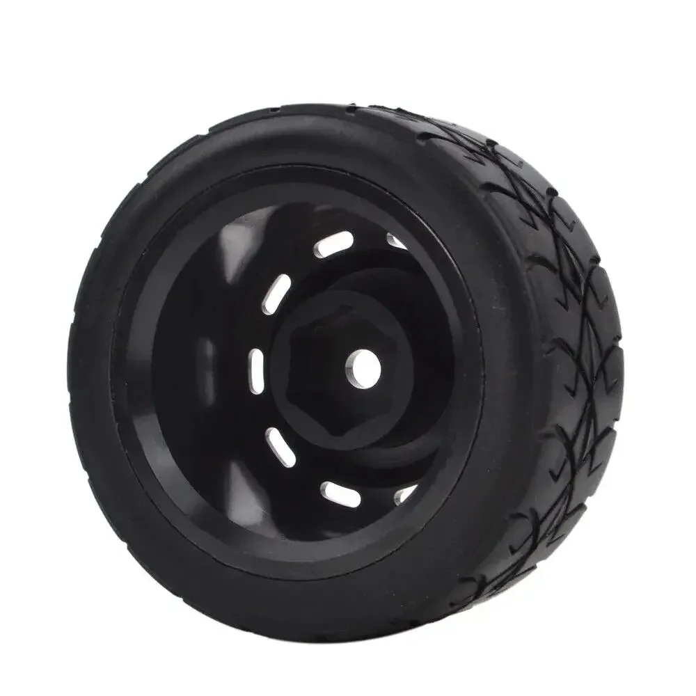 Pneus de jante de roues en alliage d'aluminium, 4 pièces, pour châssis Tamiya Mini M03 M04 M05 M06 SW01