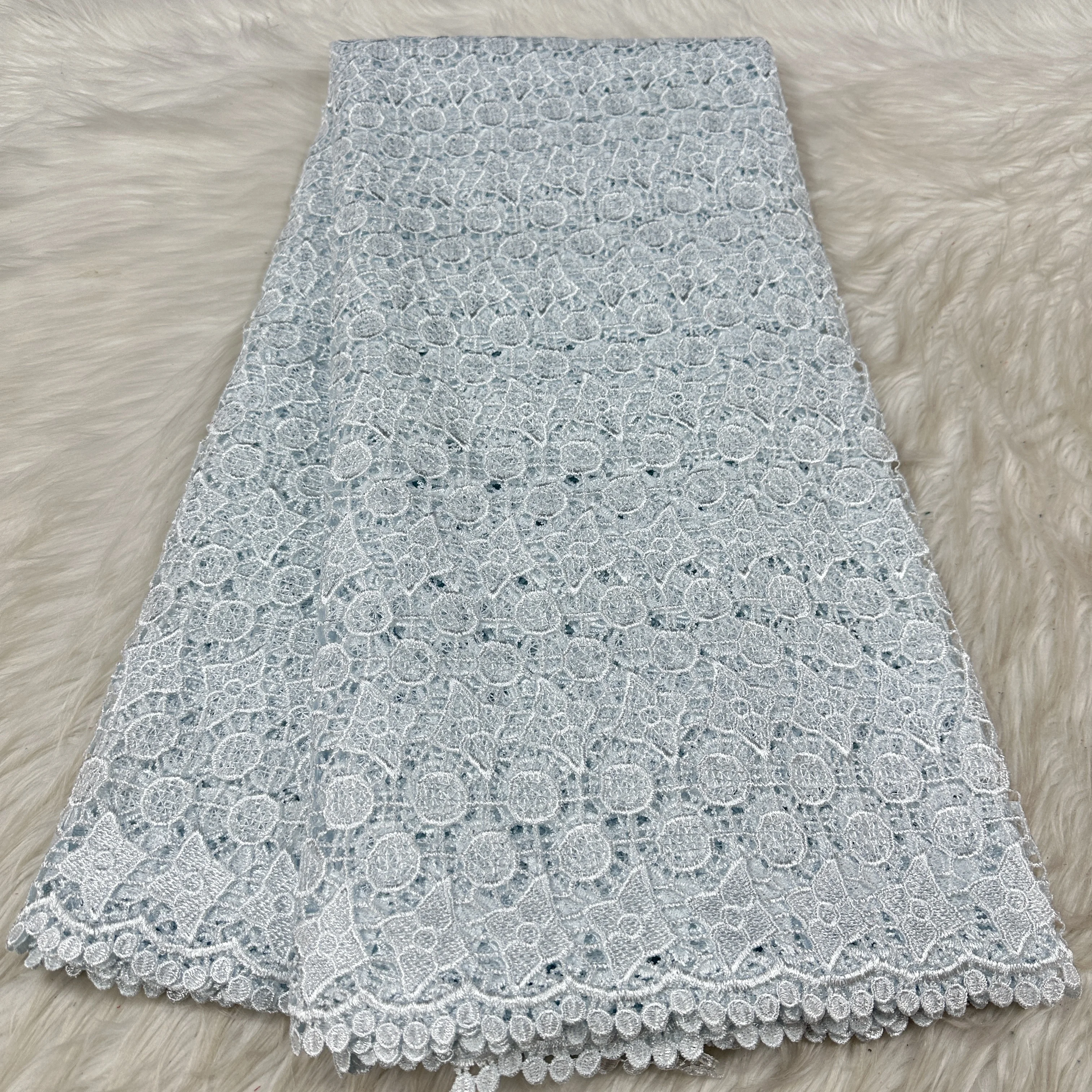 

Water Soluble Fabric Lace African Guipure Cord Lace Fabric 2025 High Quality Elegant Lace Fabric For Women Wedding Party Dresses