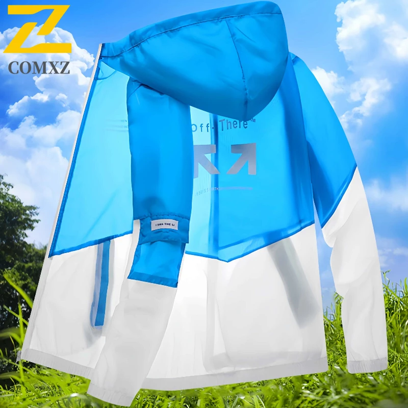 

Summer Sun Protection Jacket Unisex Ultra Light Ice Silk Breathable UPF50+UV Resistant Cycling Coat Outdoor Sports Hiking Jacket