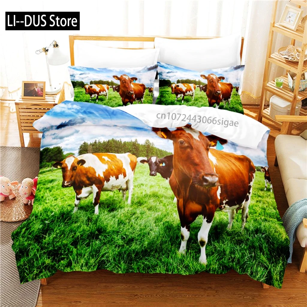 

Cow Bedding Set Duvet Cover Set 3d Bedding Digital Printing Queen Size Bedding Set Fashion Design