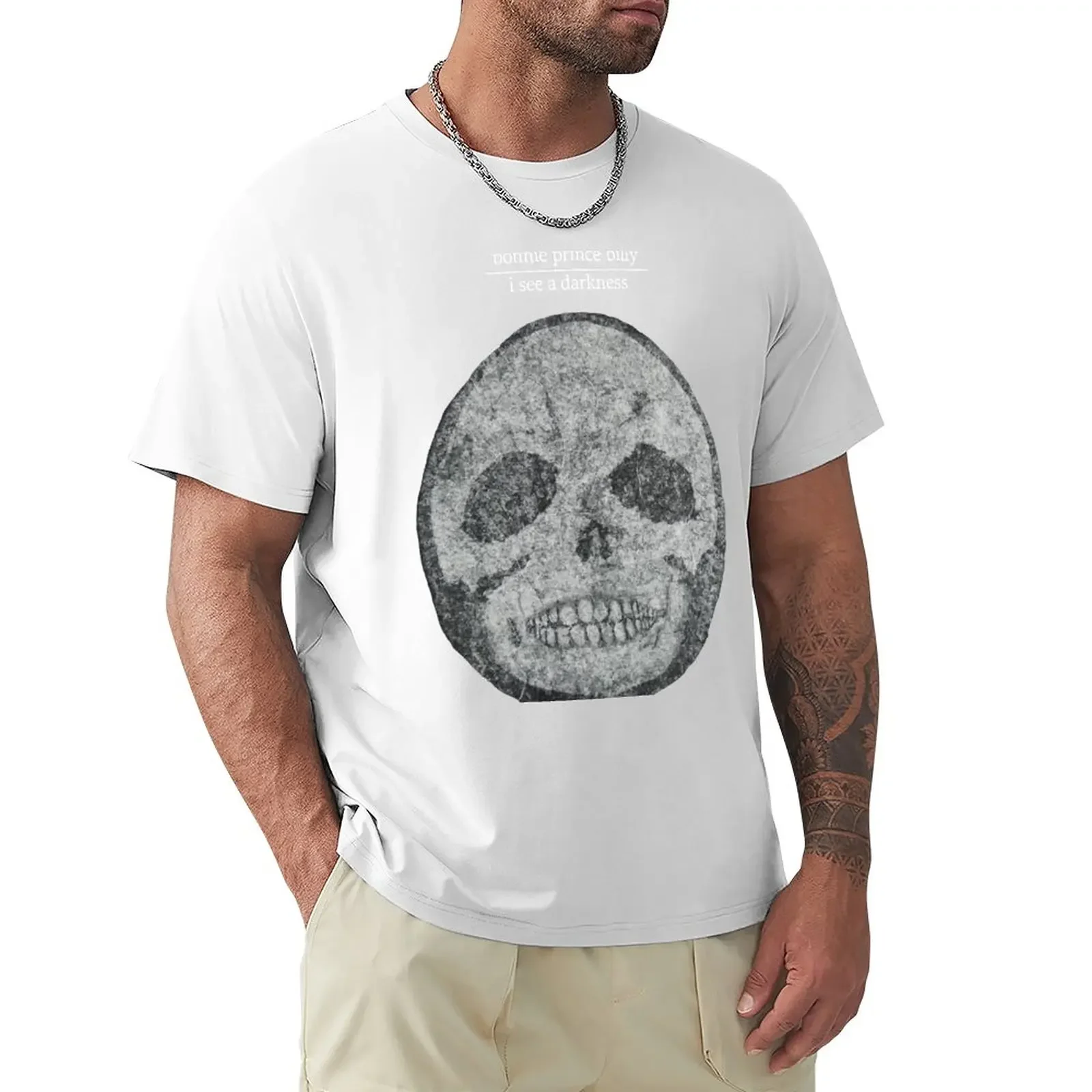 

I See A Darkness - No Background T-Shirt quick drying plain Men's cotton t-shirt