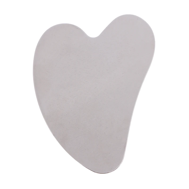 1pc Face Neck Body Guasha Massage Tool Facial Skin Care Guasha Board Face Massager Stainless Steel Gua Sha Scraper Massager