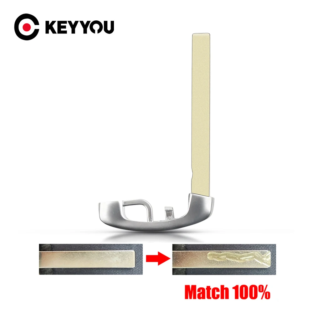 

KEYYOU с услугой ЧПУ-резки: Аварийный ключ-заготовка для BMW CAS4 F3, F5, F7 серий, E90, E92, E93, X5, F10, F20, F30, F40, F3, F5, F7 серий