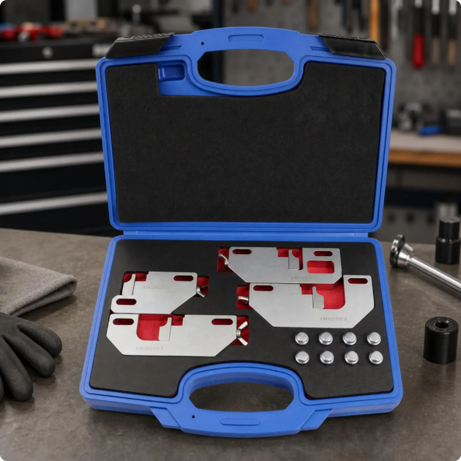 Timing Chain Retainer Tool Kit Robust Timing Chain Locking Tool Set Complete Heavy-Duty for Mechanics, Workshop