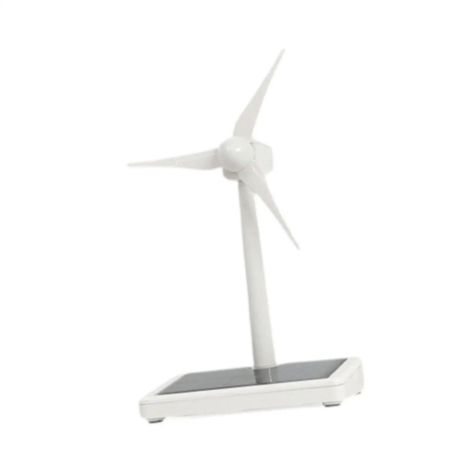 Solar Powered Windmill Craft ABS Plastic Model Toy Solar Generator Home Decor for School Physics Experiments