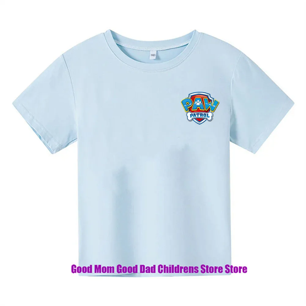 PAW Patrol Summer Childrens Wear Boys' And Girls't-shirts Single Cartoon Printed Children's Sportswear Jackets baby Clothes