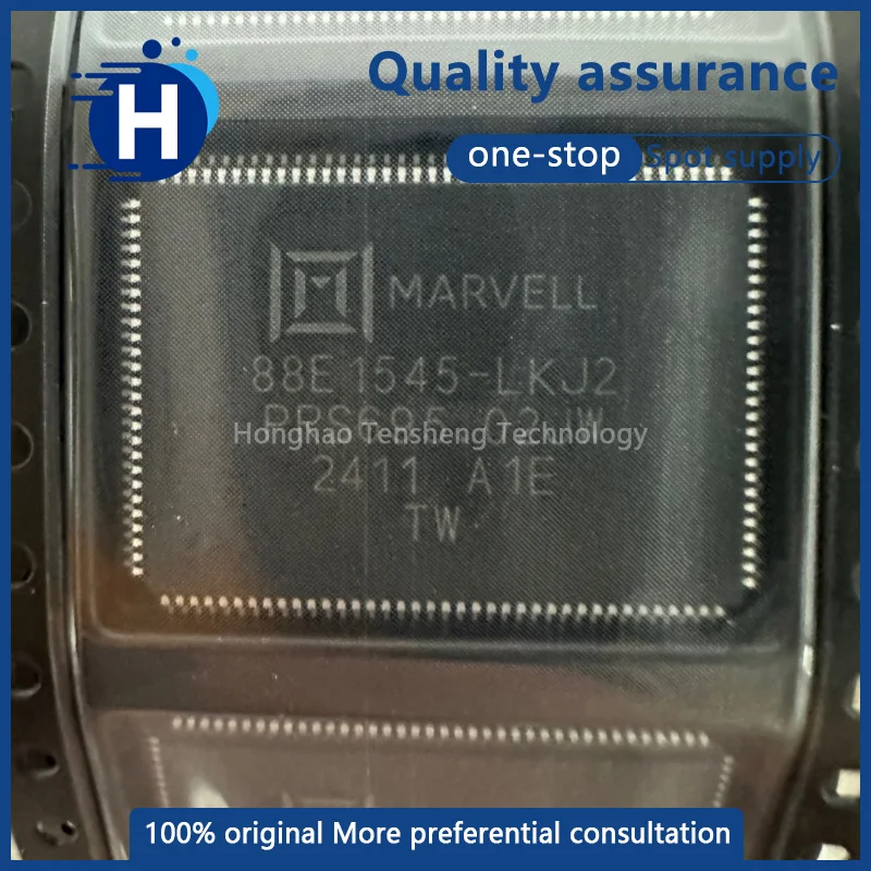 1 piece  88E1545-A1-LKJ2C000 88E1545-LKJ2 88E1543-A0-LKJ2C000 88E1543-LKJ2 LQFP-128 package Ethernet switch chip