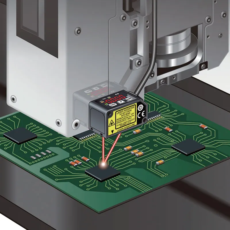 

FUWEI FLR-10-AA-M OLED digital display High precision Analog4-20mA Laser Displacement Distance Sensor