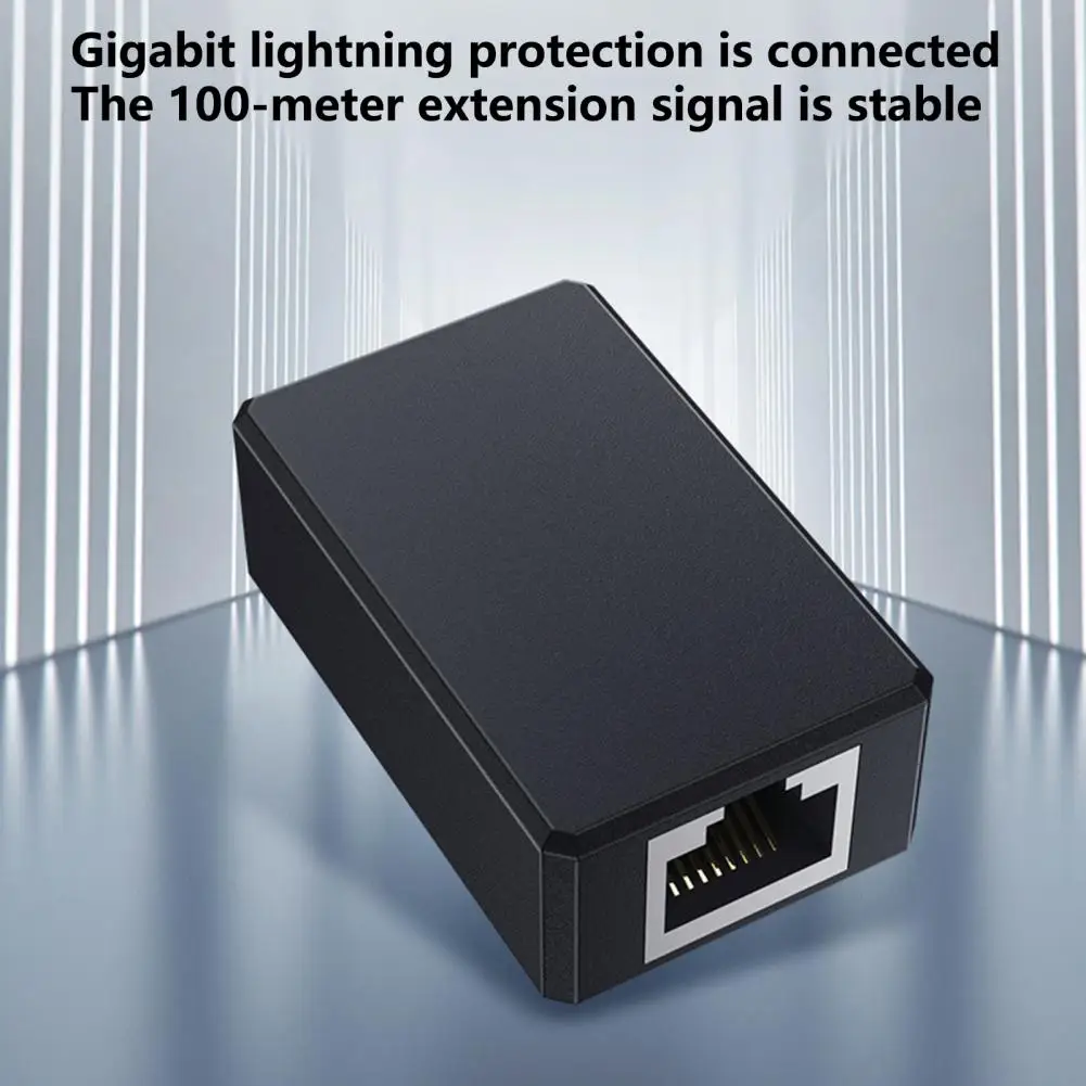 Dustproof Rede Cabo Conector, Acessórios Laptop Preto, Conveniente Longa Distância Transmissão