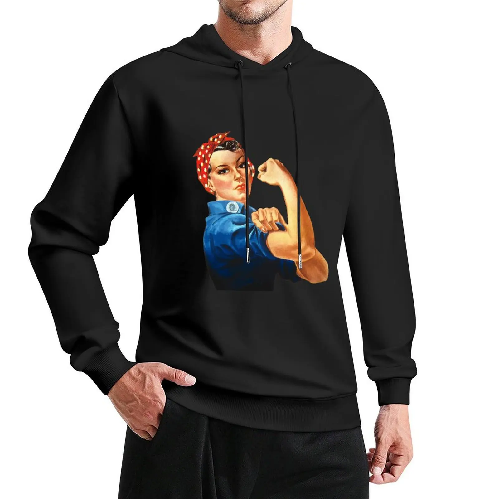 Rosie the Riveter Pullover Hoodie men's clothing blouse clothes for men men's winter sweater new in hoodies & sweat-shirt