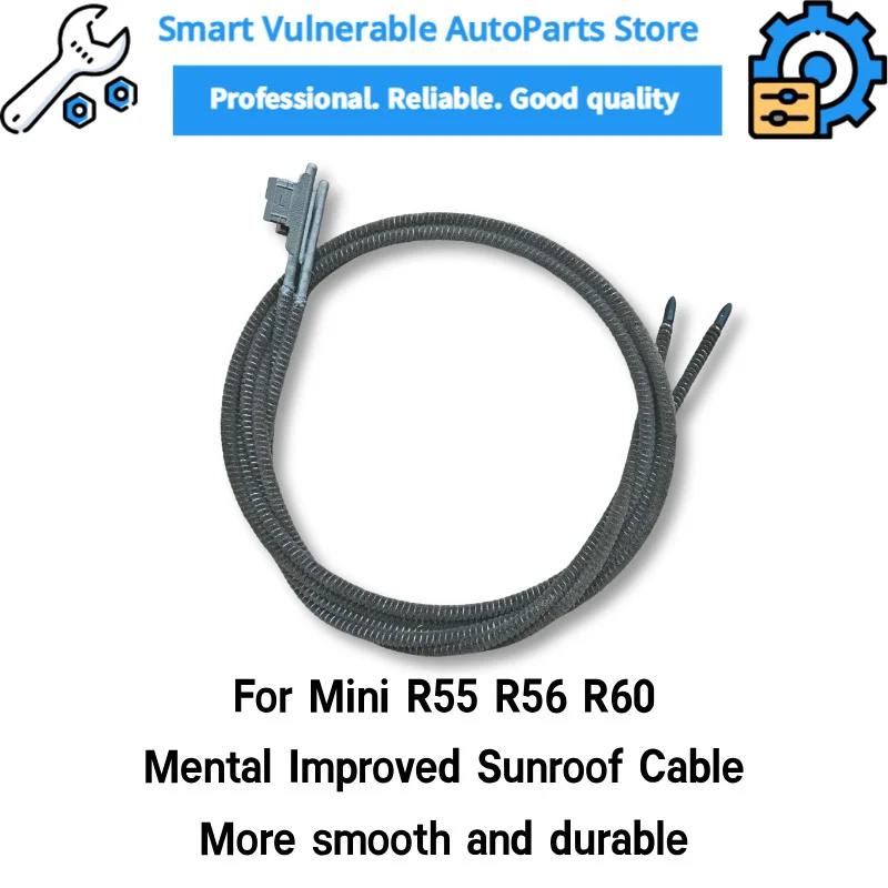 A pair Mental Improved Design Sunroof Cable Skylight Cable For BMW Mini Cooper R55 R56 R60 MK2 2007-2016 54102758294 54102758293