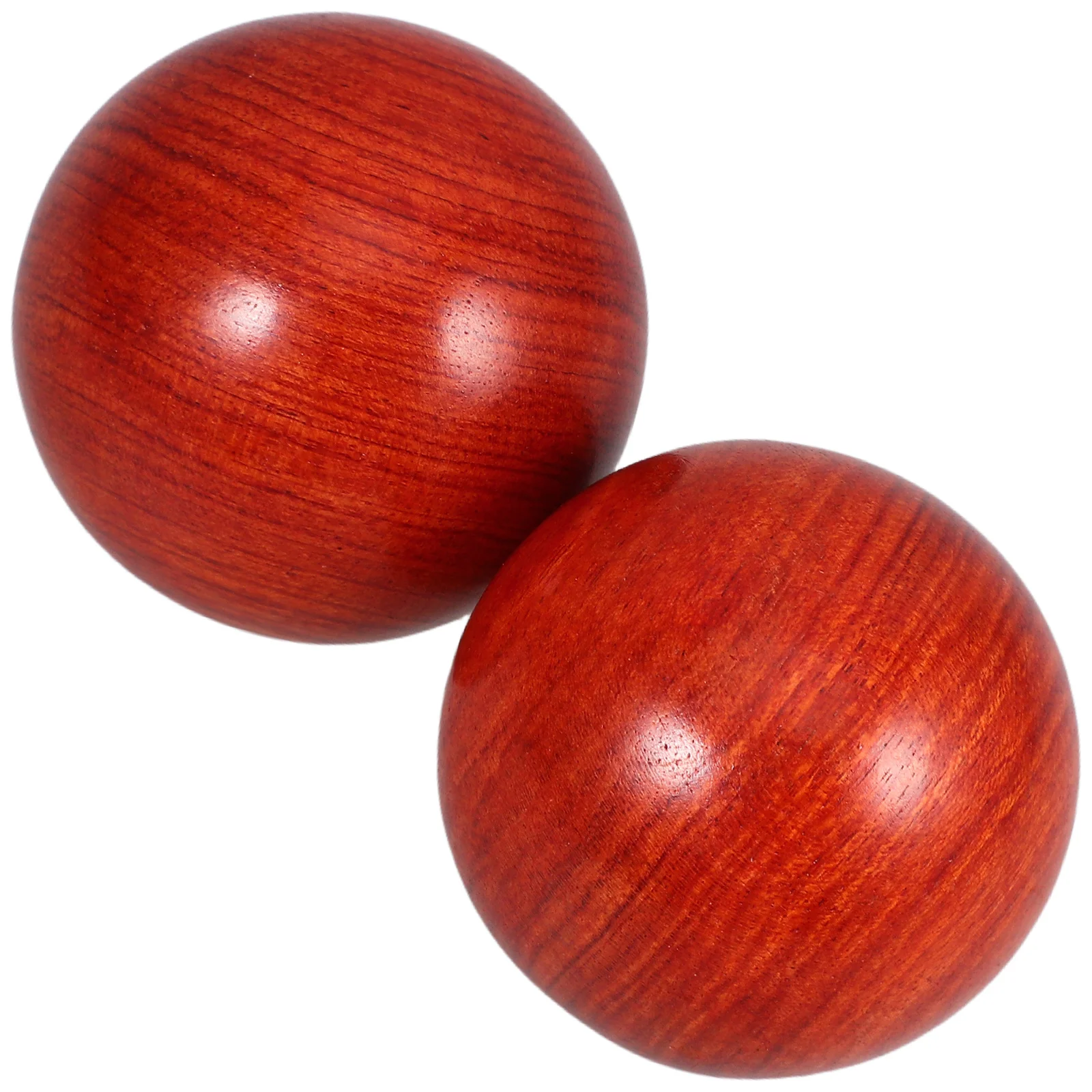 

2Pcs Hand Exercise Wood Balls Smooth Hard Massage Ball for Hand Therapy Portable Chinese Training Ball for Stress Relief and
